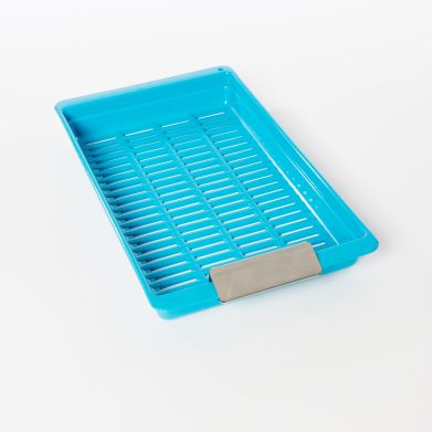 Stainless steel barcode clips, plates & holders