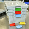 MR Plast transportation basket, lid and handles